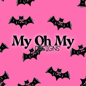 Bows, bats, Halloween - Seamless File