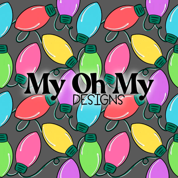 Christmas lights, Winter - Seamless File