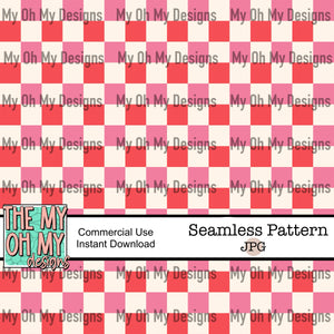 Valentine Checkerboard- Seamless File