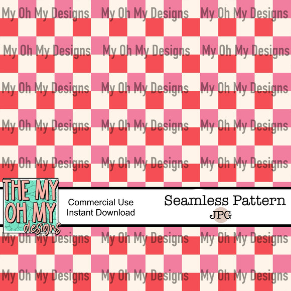 Valentine Checkerboard- Seamless File