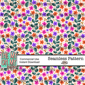 Flowers, floral - Seamless File