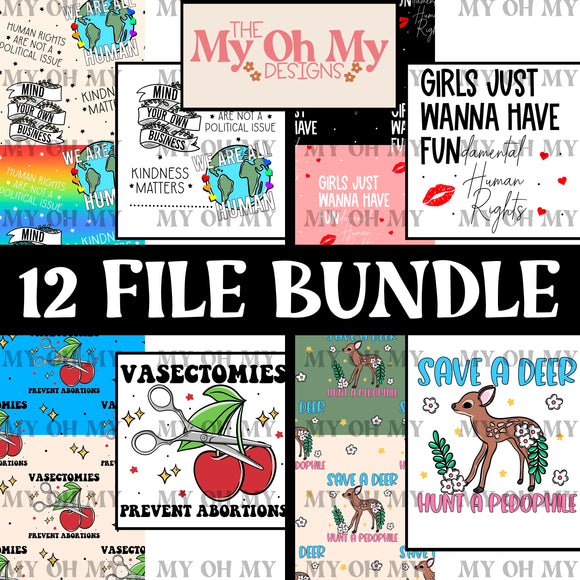 Human rights bundle - Seamless and PNG Files