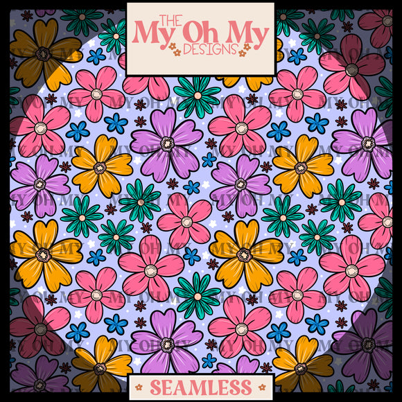 Flower, Floral - Seamless File