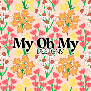 Floral, Flowers - Seamless file