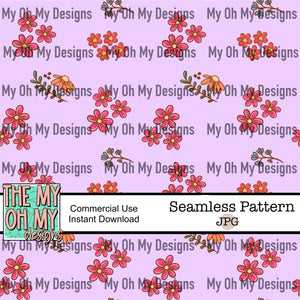 Floral, flowers - Seamless File