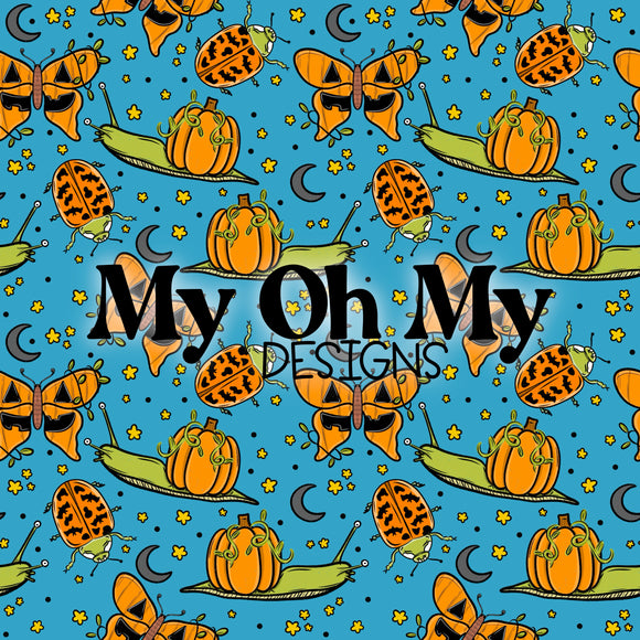 Halloween, bugs, insects - Seamless File