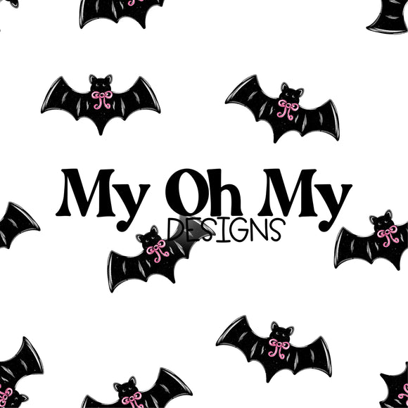 Bows, bats, Halloween - Seamless File