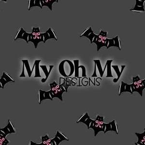 Bows, bats, Halloween - Seamless File