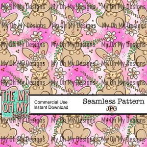 Snuggle Bunny, Easter - Seamless File