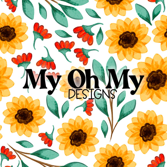 Flower, Floral - Seamless File