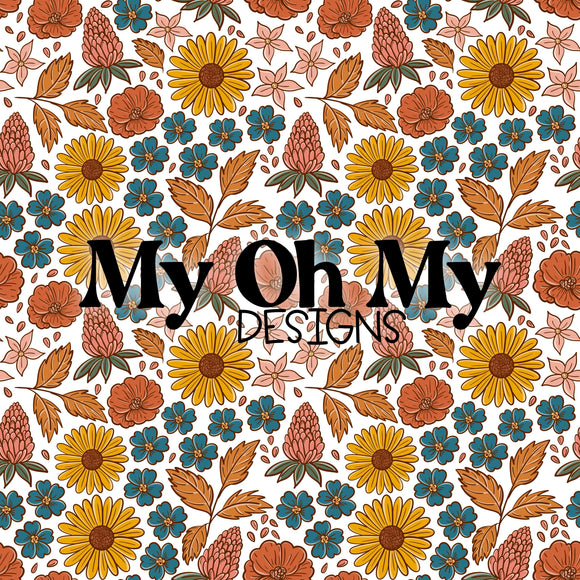 Flowers, Floral - Seamless File