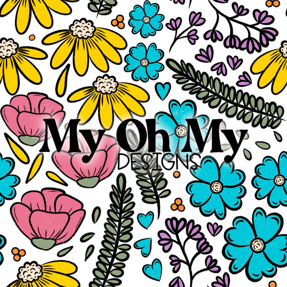 Flowers, Floral - Seamless File
