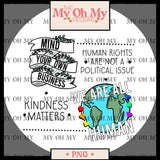 Human rights bundle - Seamless and PNG Files