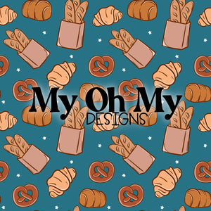 Bread, bakery food, pastry - Seamless File