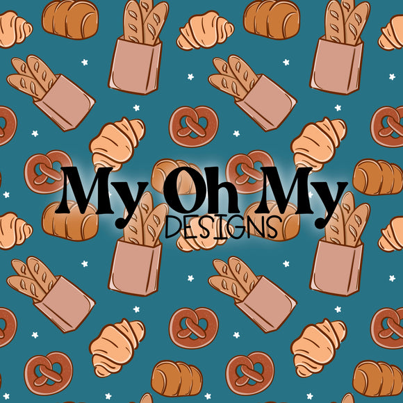 Bread, bakery food, pastry - Seamless File