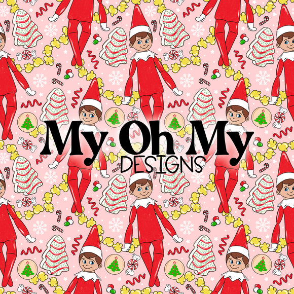 Elf, Christmas, Winter - Seamless File