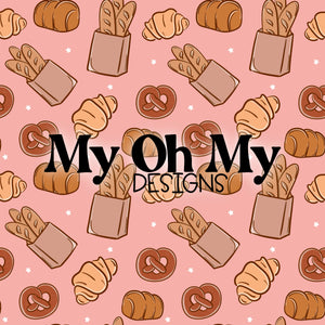 Bread, bakery food, pastry - Seamless File