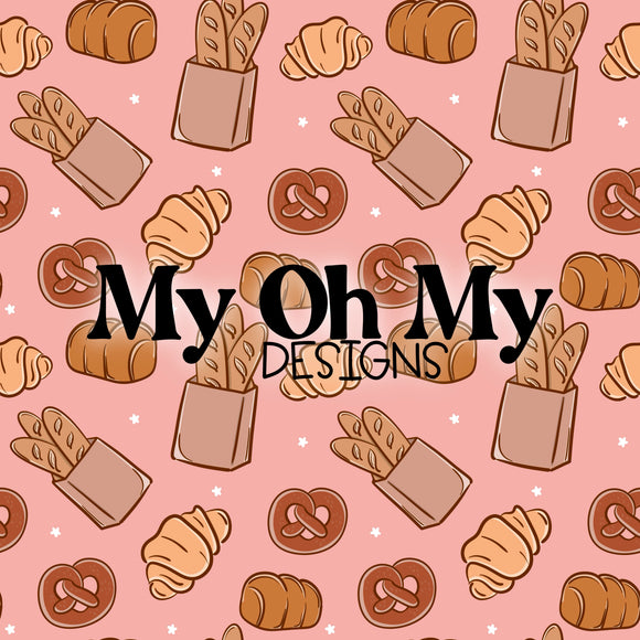 Bread, bakery food, pastry - Seamless File
