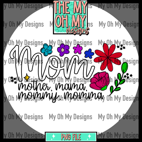 Mom, Mother’s Day - PNG File