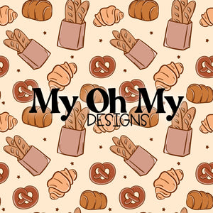 Bread, bakery food, pastry - Seamless File