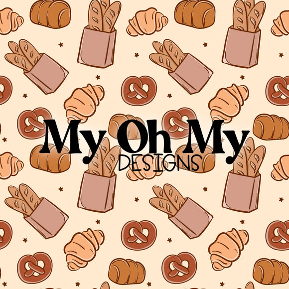 Bread, bakery food, pastry - Seamless File