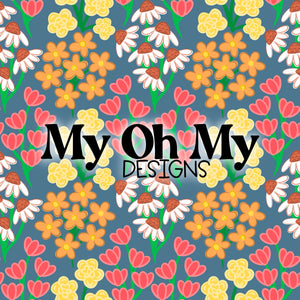 Floral, Flowers - Seamless file