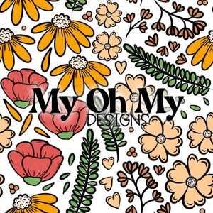 Flowers, Floral - Seamless File