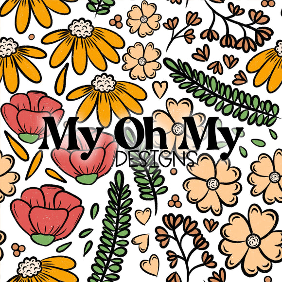 Flowers, Floral - Seamless File