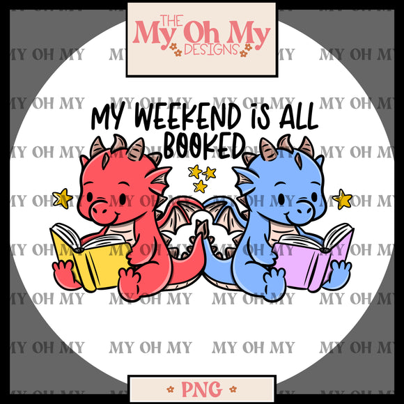 Reading Dragons, books - PNG File