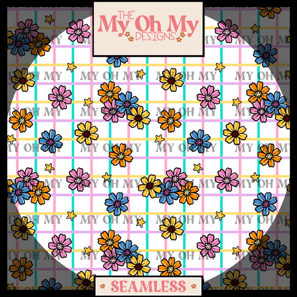 Flowers, Floral - Seamless file
