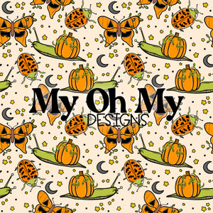 Halloween, bugs, insects - Seamless File