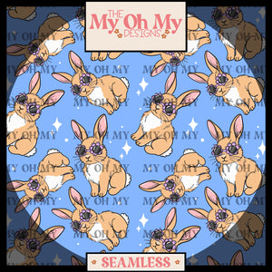 Bunny, rabbit, sunglasses - Seamless file