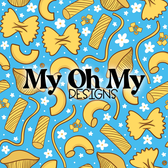 Pasta, noodles, flowers - Seamless File