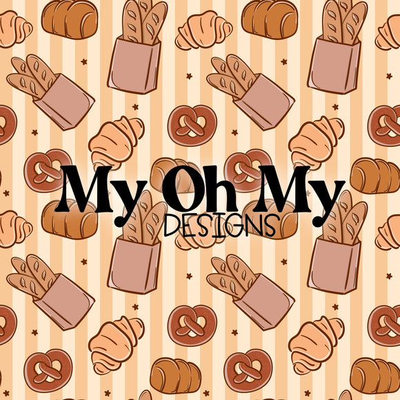 Bread, bakery food, pastry - Seamless File