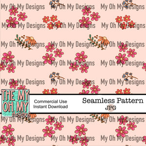 Floral, flowers - Seamless File