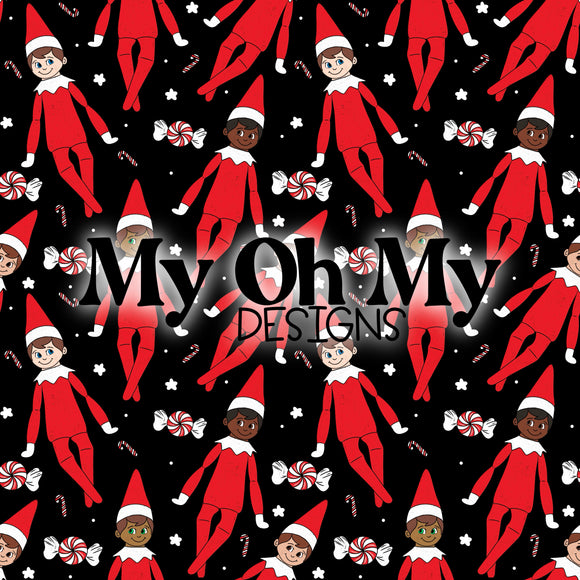 Elf, Christmas, Winter - Seamless File