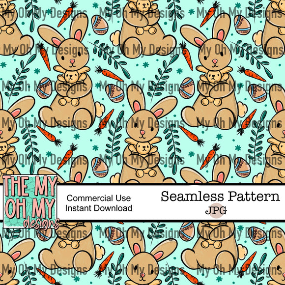 Snuggle Bunny, Easter - Seamless File