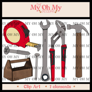 Tools, daddy’s tool box - Clip Art Files