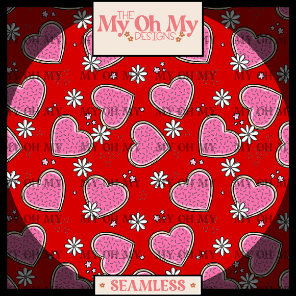 Valentines Day Cookies - Seamless File