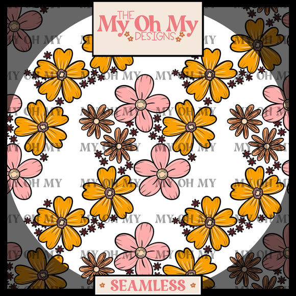 Flower, Floral - Seamless File