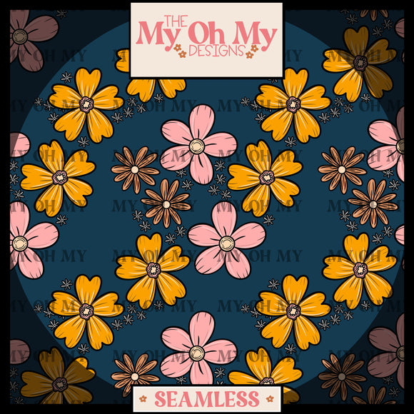 Flower, Floral - Seamless File