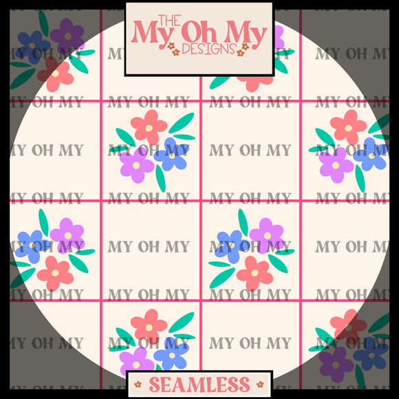 Flowers, Floral - Seamless File