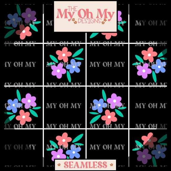 Flowers, Floral - Seamless File