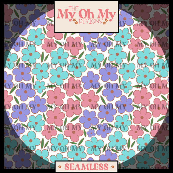 Flowers, Floral - Seamless File