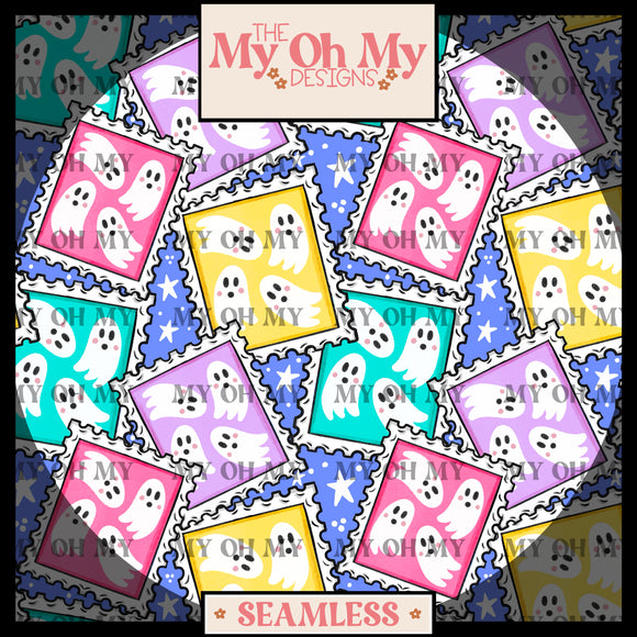 Ghosts, Stamps - Seamless File