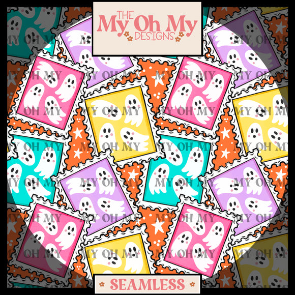 Ghosts, Stamps - Seamless File
