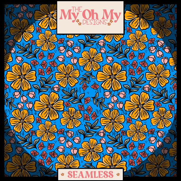 Flowers, floral - Seamless File