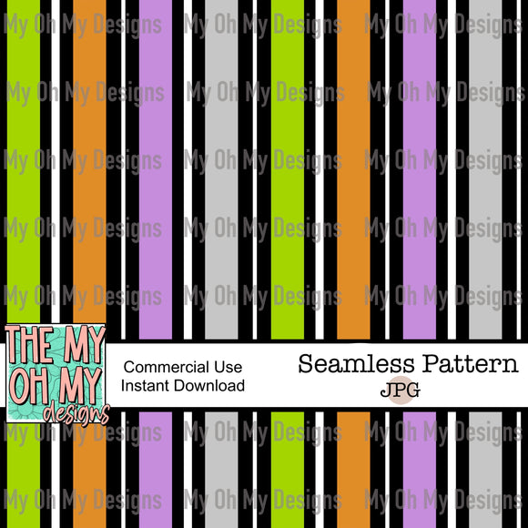 Stripes, Halloween - Seamless File