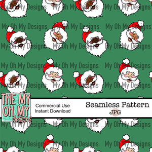 Santa, Winter, Christmas - Seamless File