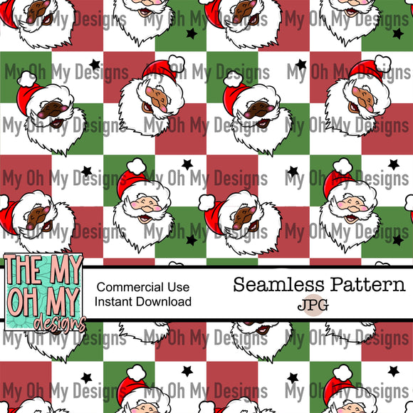 Santa, Winter, Christmas - Seamless File